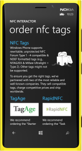 Nfc Interactor 2.0 - Order Tags