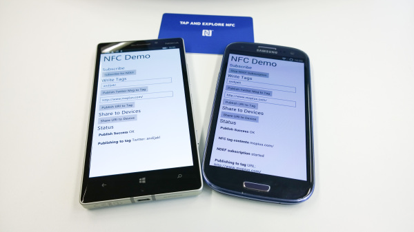 HTML5 NFC Demo App
